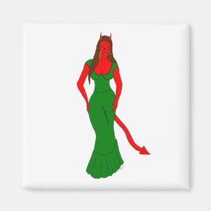 Imán chica diablo
