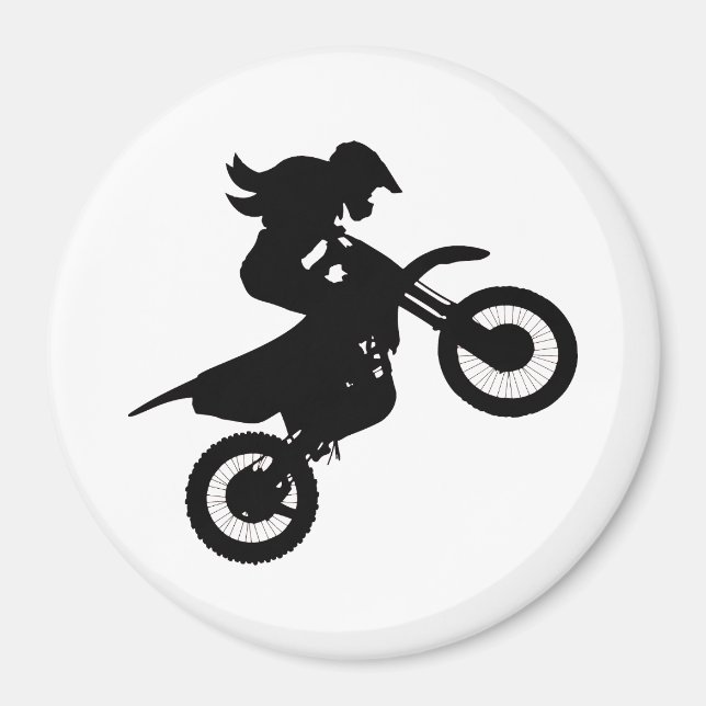 Imán Chica Dirt Bike (Frente)