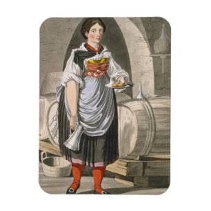 Imán Chica en servicio en una posada cerca de Innsbruck