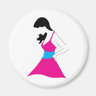 Imán Chica En Sundress