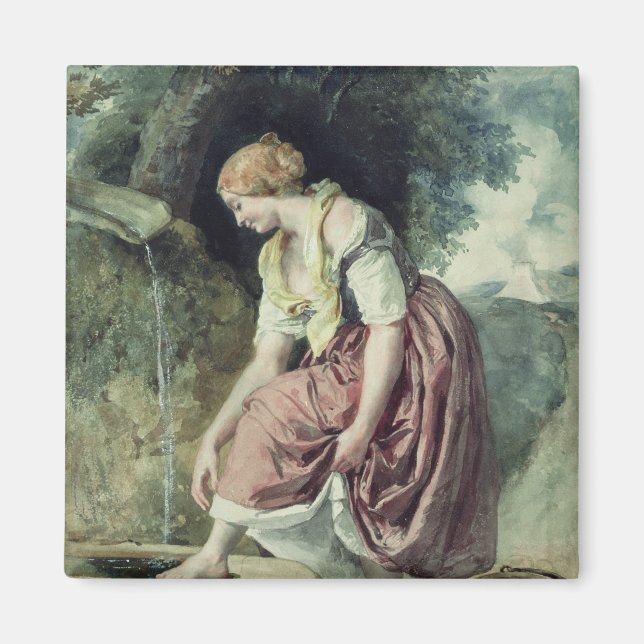 Imán Chica en un conducto (Frente)