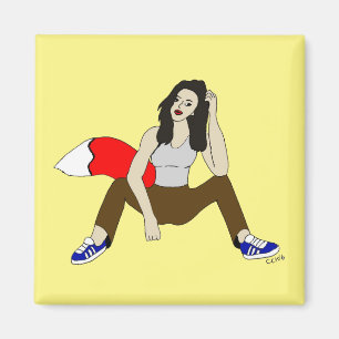Imán chica foxy