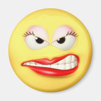 Imán Chica furioso Magnet