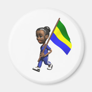 Imán Chica gabonés