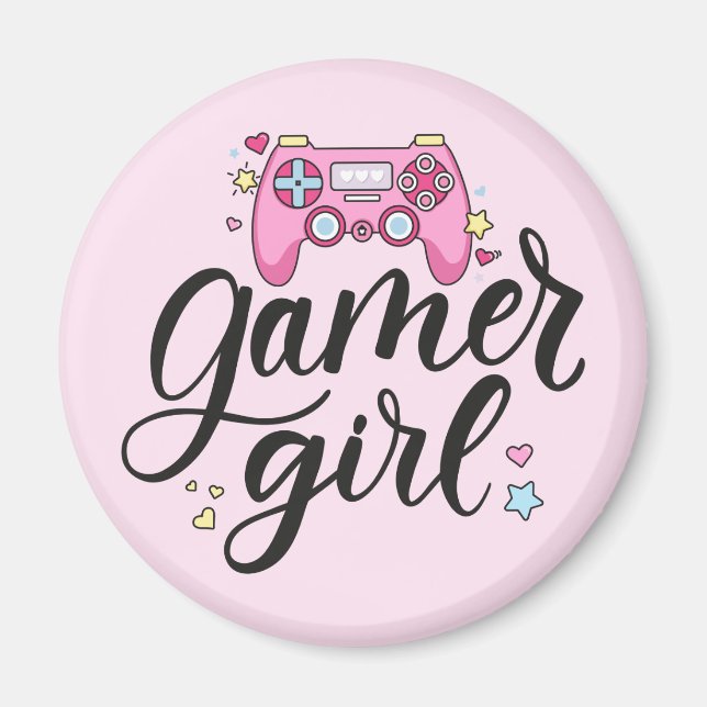 Imán Chica Gamer (Frente)