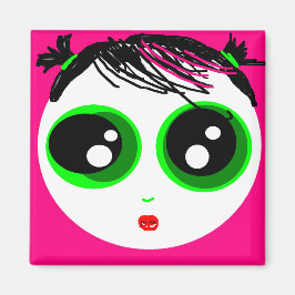 Imán Chica Ghostie (Rosa Caliente)