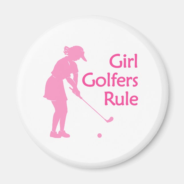 Imán Chica Golfers Rule (Frente)