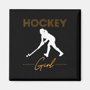 Imán Chica Hockey Regalo Hockey sobre Césped Jugadora d