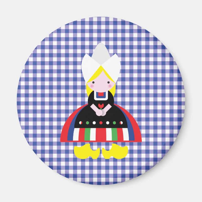 Imán Chica holandés (Frente)