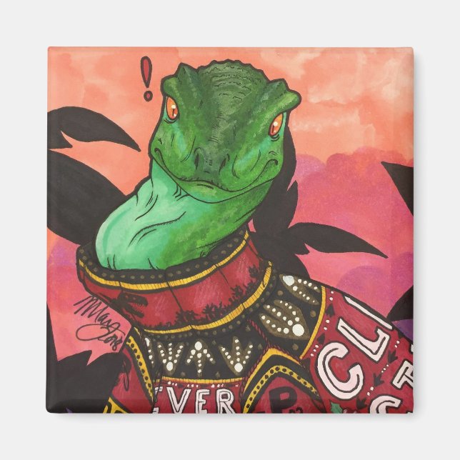 Imán Chica inteligente (Frente)