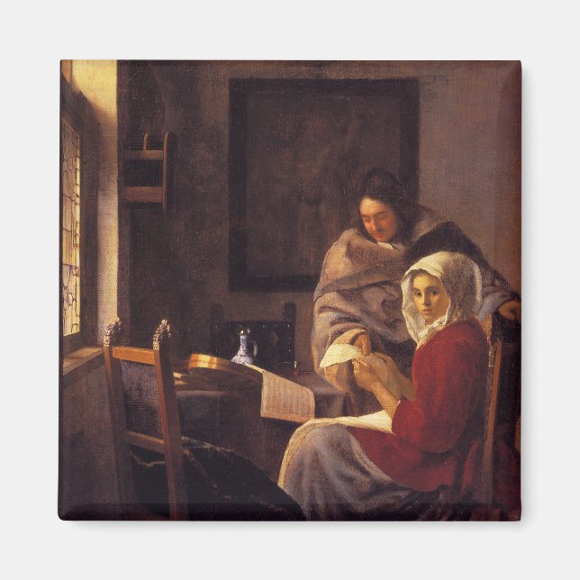 Imán Chica interrumpida en su música (Frente)