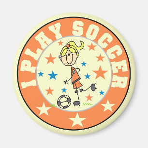 Imán Chica Juego camisetas de fútbol y regalos