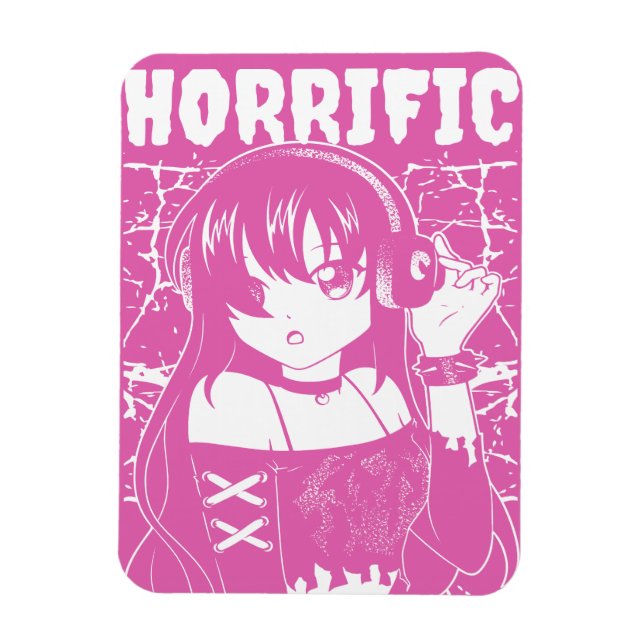Imán Chica linda de anime  (Vertical)