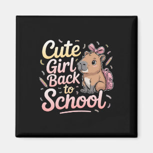 Imán Chica Linda Va Al Colegio Capyra Primer Día De Col
