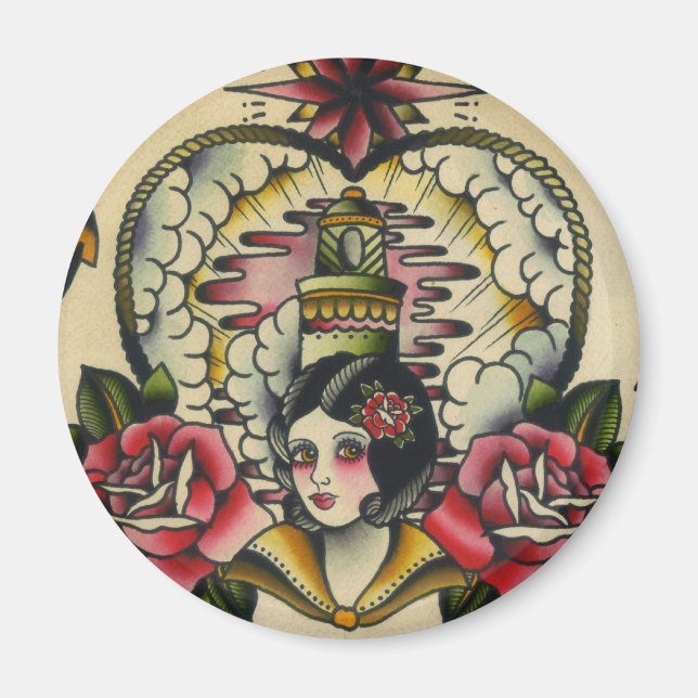 Imán chica marinero (Frente)