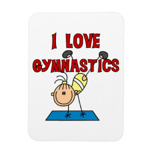 Imán Chica Me Encanta la Gimnasia