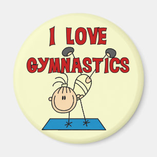 Imán Chica Me Encanta la Gimnasia