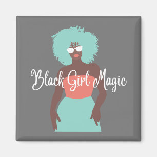 Imán Chica negro mágico