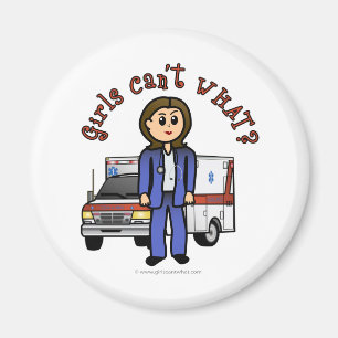 Imán Chica paramédico ligero