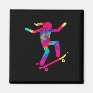 Imán Chica Patinadora Divertida Me Encanta Patinar Pati