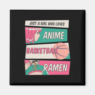 Imán Chica Que Ama A Anime Bysketbyll Y A Ramen Kawaii