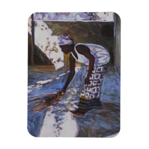 Imán Chica que barre I 2002