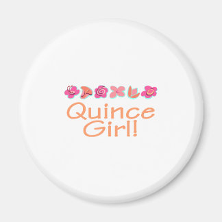 Imán Chica Quince (color melocotón)