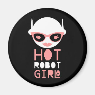 Imán Chica robot caliente