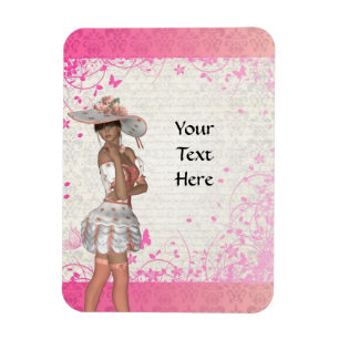 Imán Chica rosado del verano