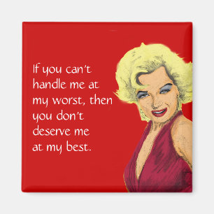 Imán Chica rubio del encanto