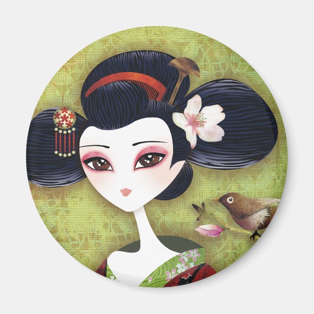 Imán Chica Sakura (Frente)