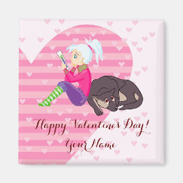 Imán Chica Ser enamorado