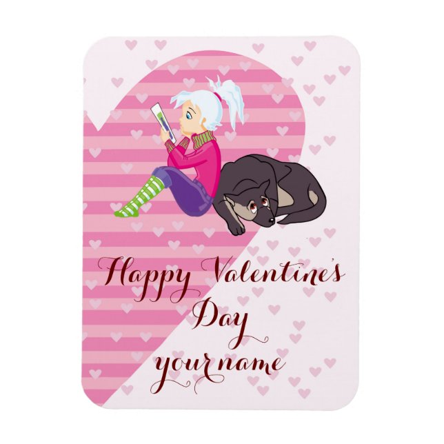 Imán Chica Ser enamorado (Vertical)