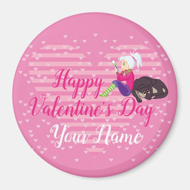 Imán Chica Ser enamorado (Frente)