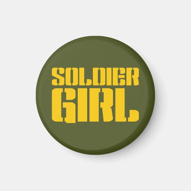 IMÁN CHICA SOLDIER (Frente)