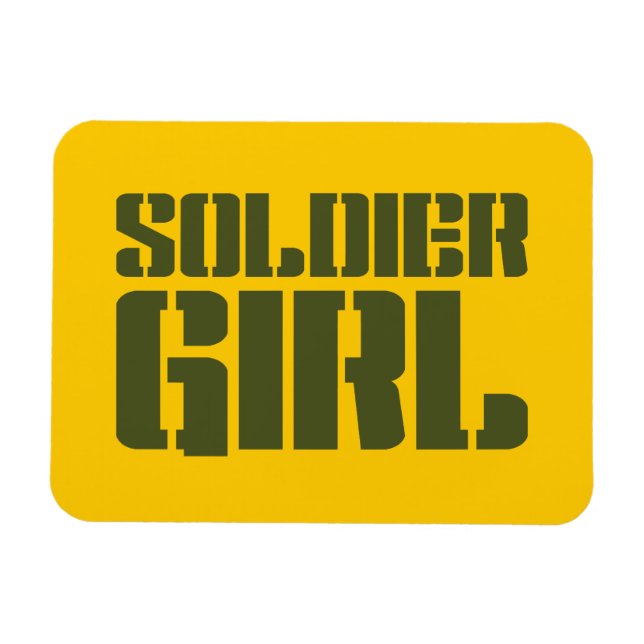 IMÁN CHICA SOLDIER (Horizontal)