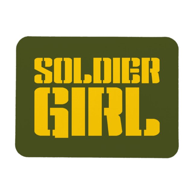 IMÁN CHICA SOLDIER (Horizontal)