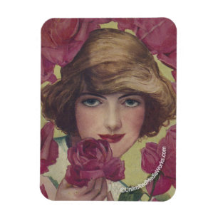Imán Chica subió vintage