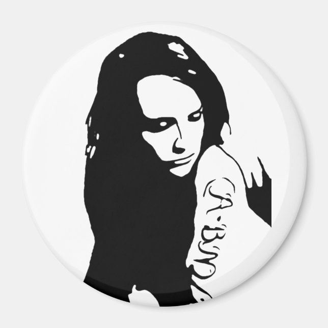 Imán Chica Tattooed (Frente)