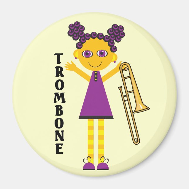 Imán Chica Trombone (Frente)