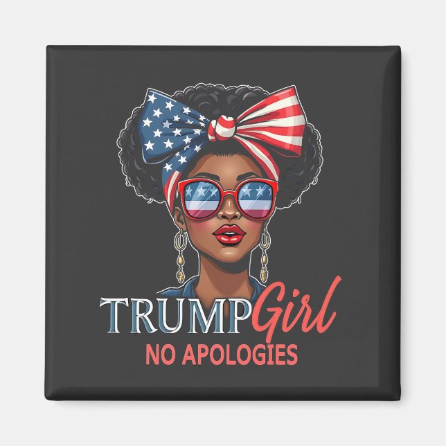 Imán Chica Trump Sin Disculpas Inaguración Chicas Poder (Frente)