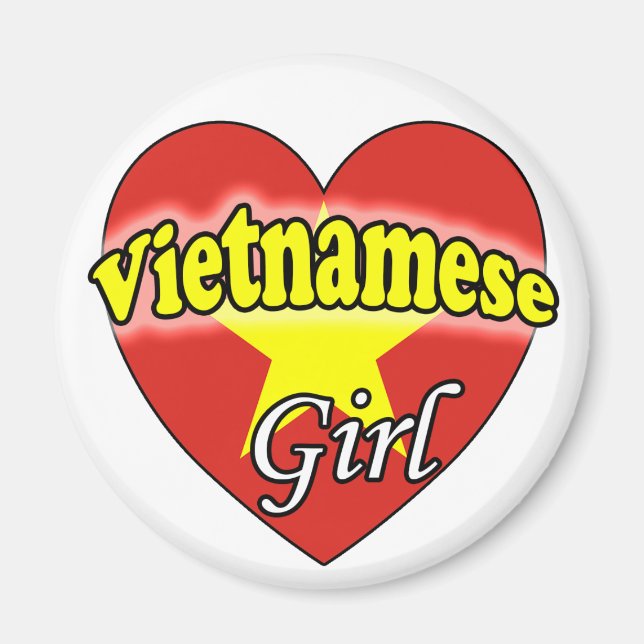 Imán Chica vietnamita (Frente)