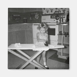 Imán Chica vintage de los años 50 en Kitchen Magnet