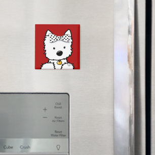 Imán Chica Westie