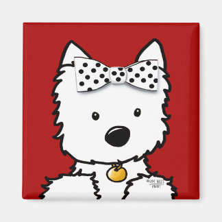 Imán Chica Westie