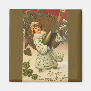 Imán Chica y Champán de Noche Vieja del Victorian del