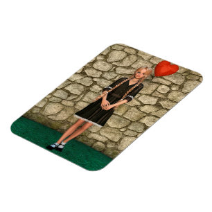Imán Chica y Corazón