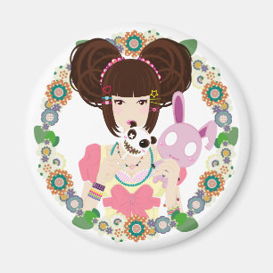 Imán Chica Yuriko de Harajuku - confinado