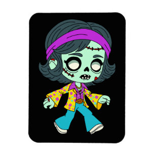 Imán Chica zombie de los 70