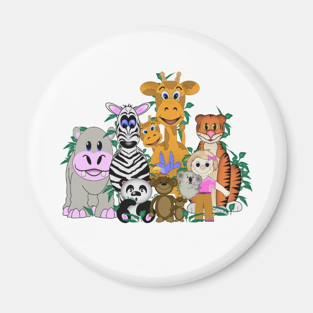 Imán Chica ZOO (Frente)